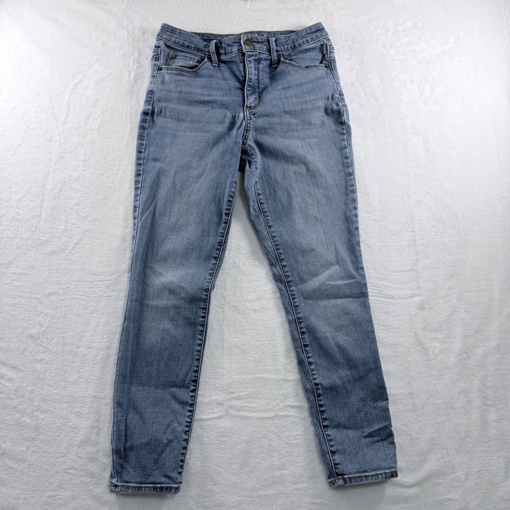 Universal Thread Jeans High Rise Skinny Light Wash Blue Denim Size 6/28S‎